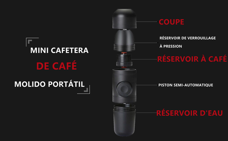 Irishom cafetière manuelle de 70 ml