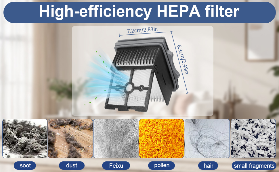 Heykewi Lot de 4 filtres HEPA de rechange pour aspirateur eau et poussière Tineco Floor One S5 Combo