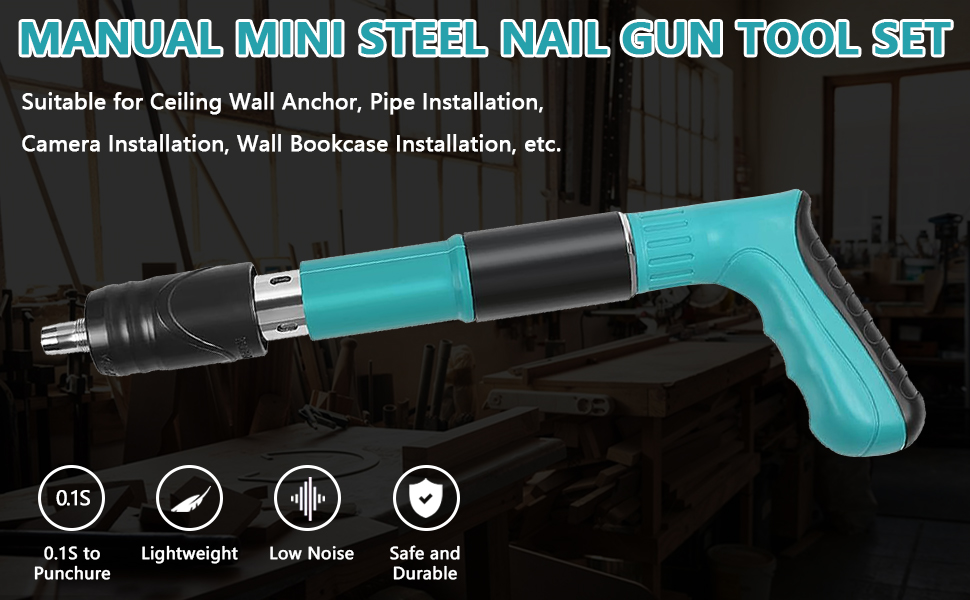 Mini Pistolet à Ongles Manuel en Acier