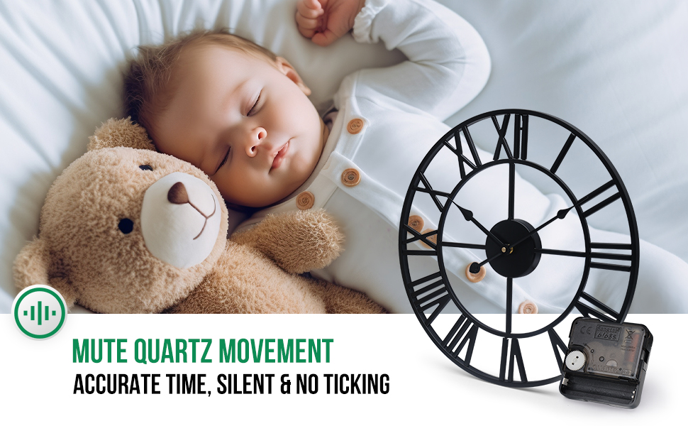 slient wall clock