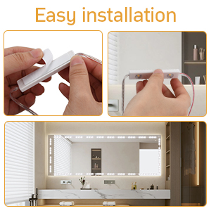 Adhesif Dimmable Ampoules Style Hollywoodien de Lumière LED 