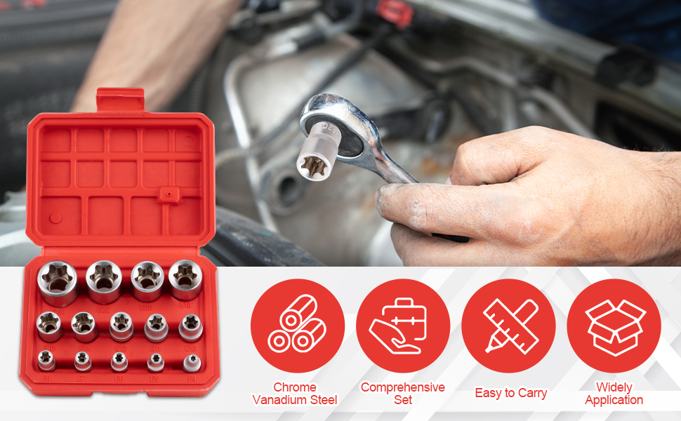 e torx socket set