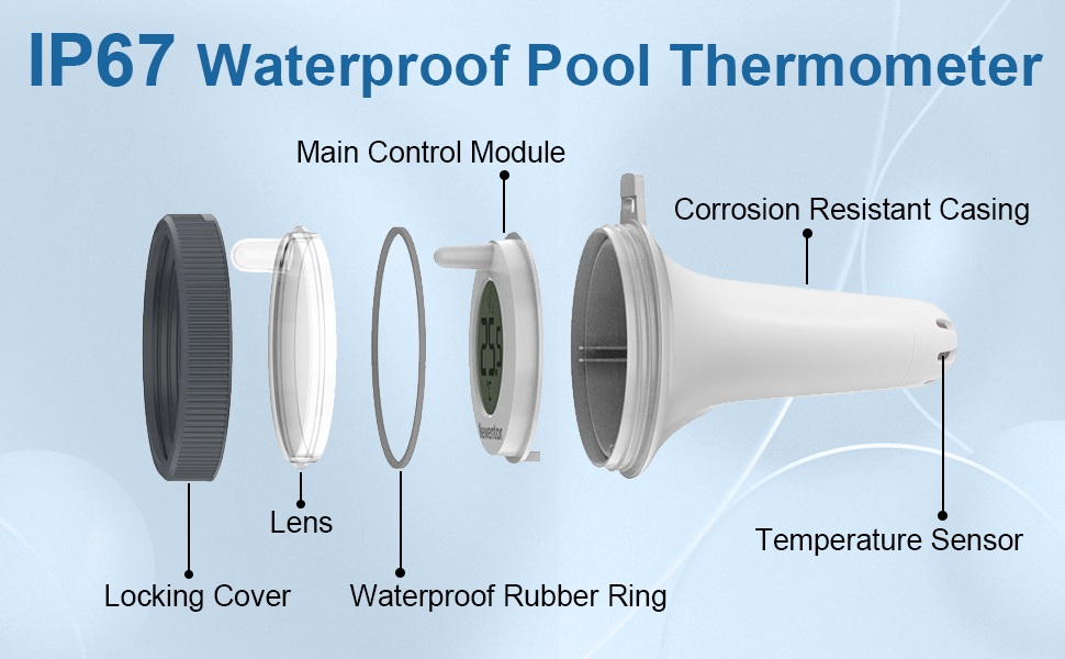 pool thermometer digital