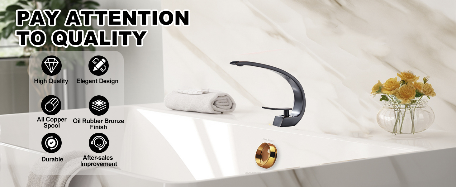 Wovier W8347 Bathroom Faucet Quality
