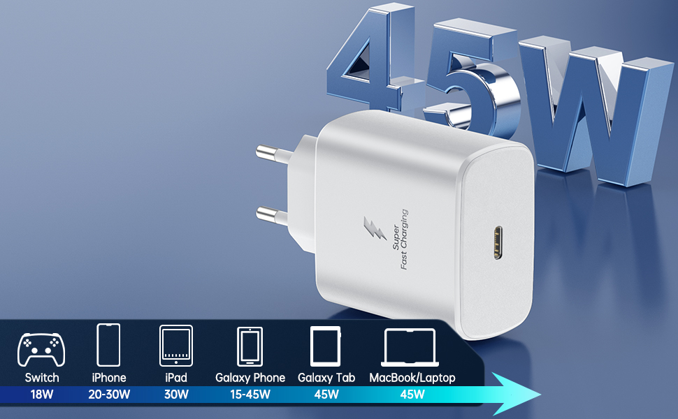european travel plug adapter white