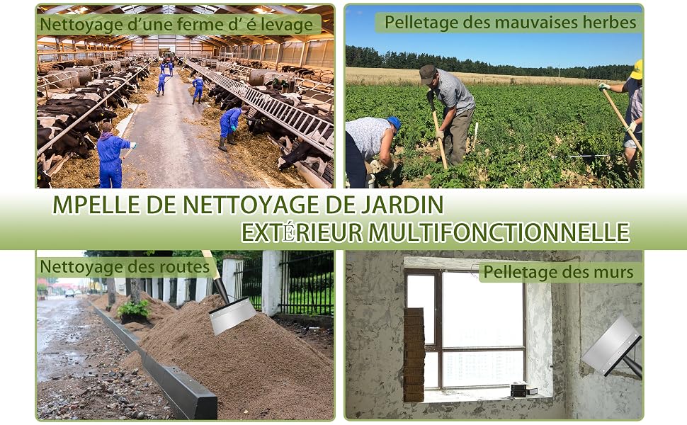 Pelle de jardin multifonctionnelle