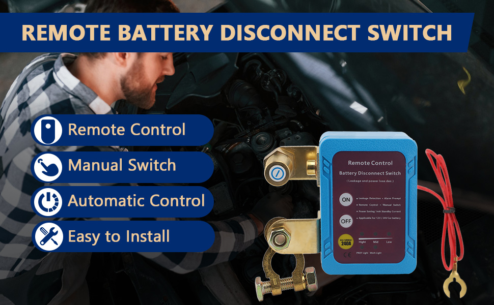 12V Remote Cut Off Switch