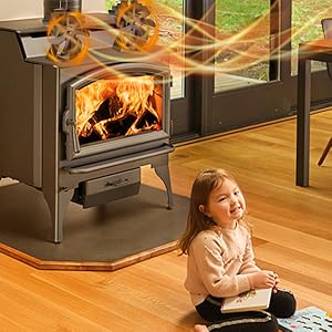 Ventilatore per stufa a 7 pale