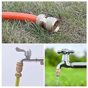 Conector rápido de latón para manguera