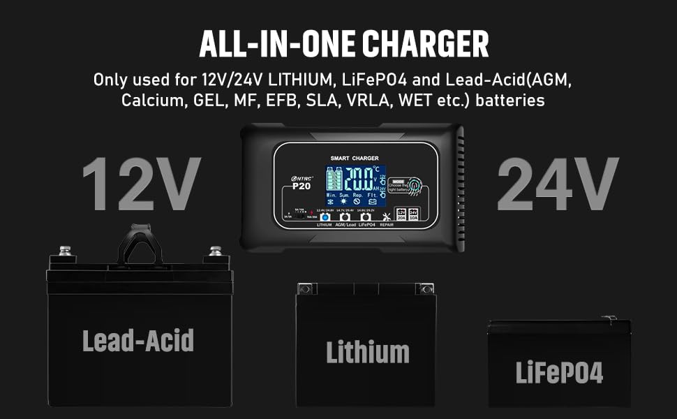 20Amp Smart Battery Charger
