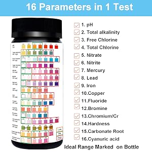 water test kit  water test strips PH test strips water quality test hardness test kit
