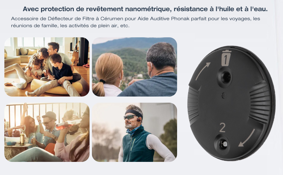 appareil auditif pour personne âgée Cerustop Dispositif anti-cérumen
