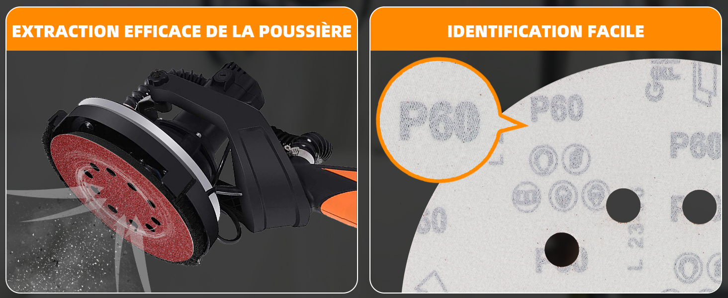 Quatre avantages du disque abrasif de 225 mm