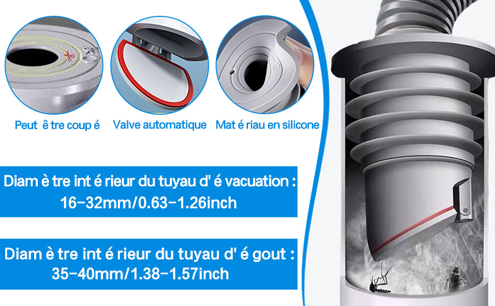 Bouchon Anti Odeur Machine à Laver