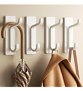 Pickpiff Crochet adhésif extra fort, peut supporter jusqu'à 6 kg, crochet de porte en métal pour serviette et serviette