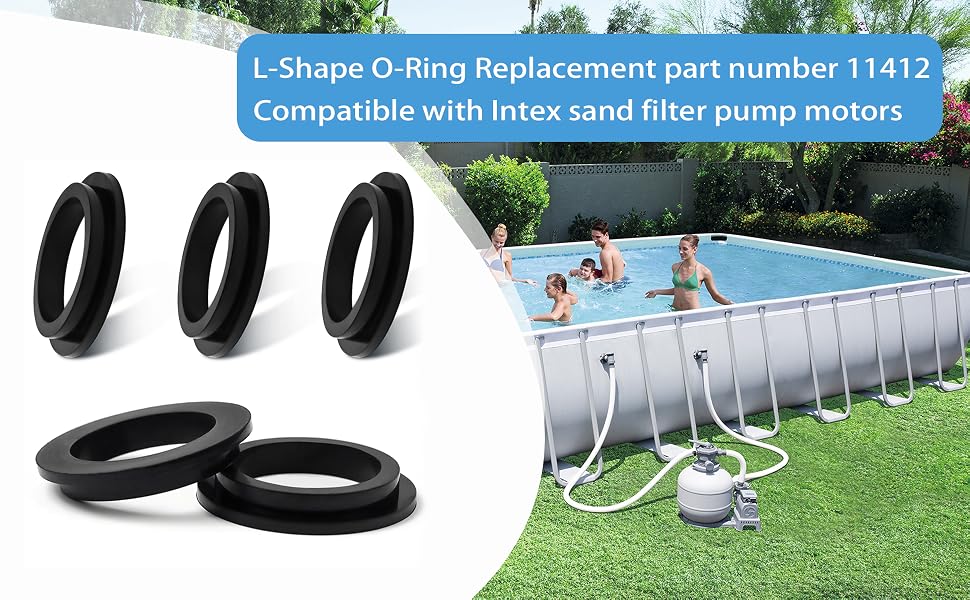 5 Stück Pool O-Ringe Ersatzteil