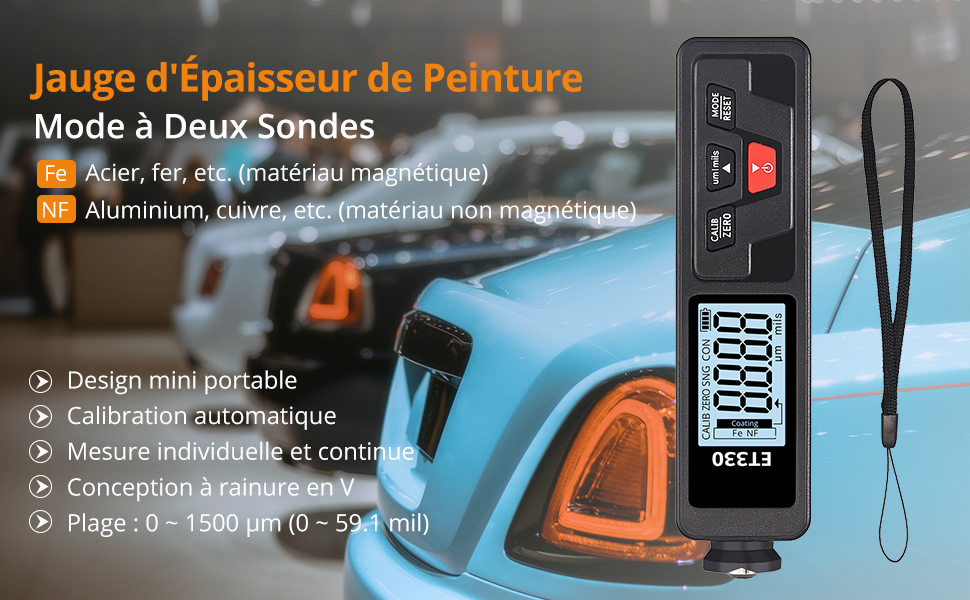 Jauge d'Épaisseur de Peinture