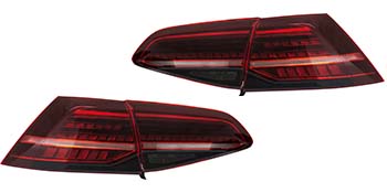 Vland Carlamp Feux arrière pour 2013 2014 2015 2016 2017 2018 2019 VW MK7 Golf 7.5