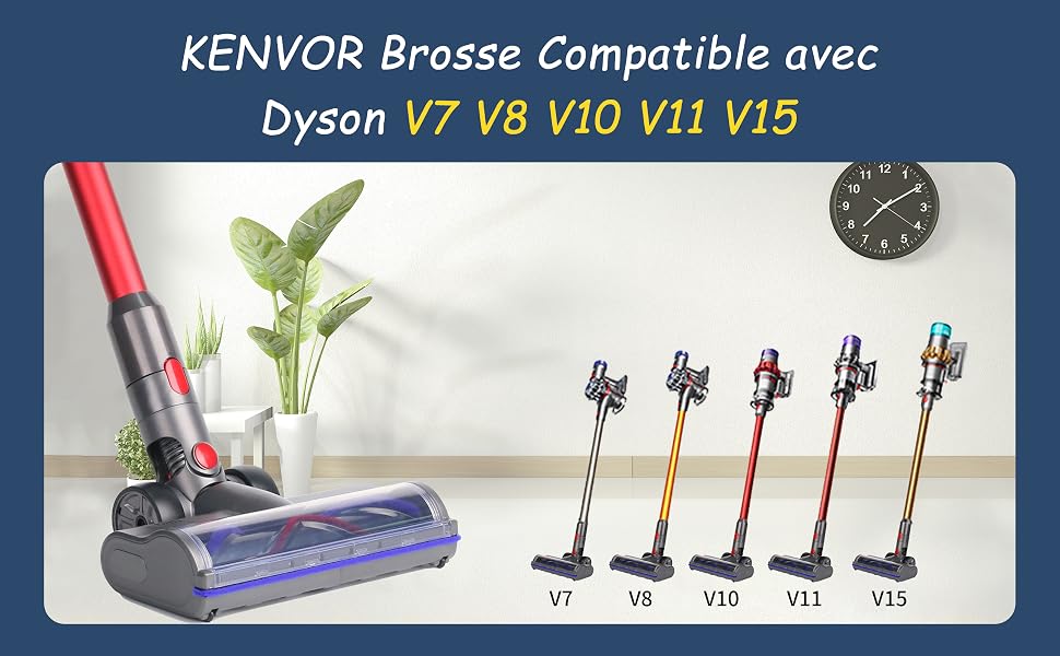 KENVOR nouvelle brosse design en 'V'