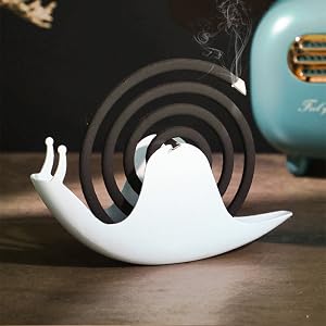 Porte-spire anti-moustiques en forme d'escargot