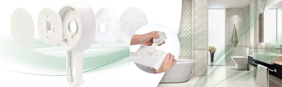 ilikable Etagère Douche d'Angle sans Perçage Etagere Salle de Bain Ventouse Amovible