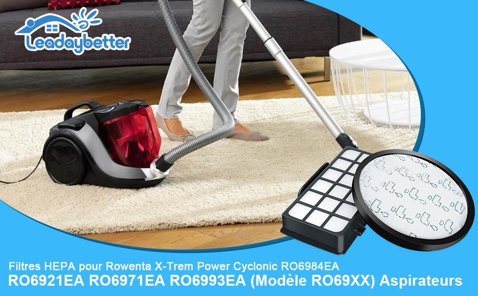 Filtres HEPA pour Rowenta X-Trem Power Cyclonic 