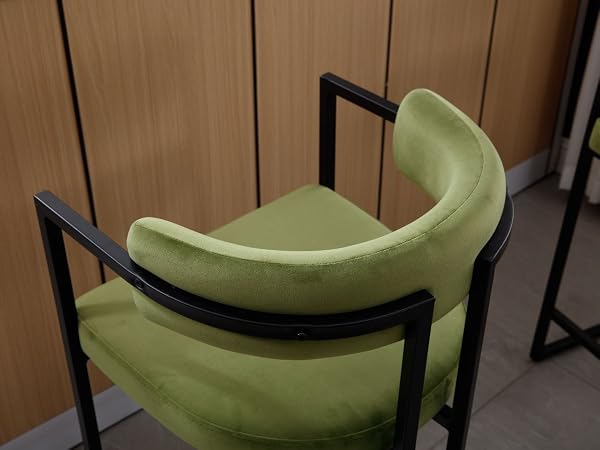 chaise bar en velours