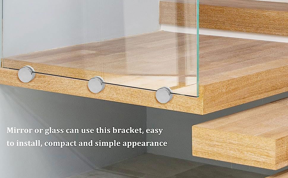Soporte para espejo de cristal