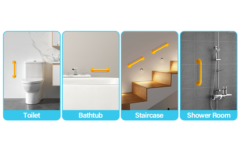 Barras de apoyo para bañeras y duchas
