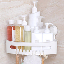 ilikable Etagère Douche d'Angle sans Perçage Etagere Salle de Bain Ventouse Amovible