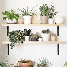 Shelf console shelf brackets