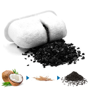 Matériau naturel en carbone de noix de coco