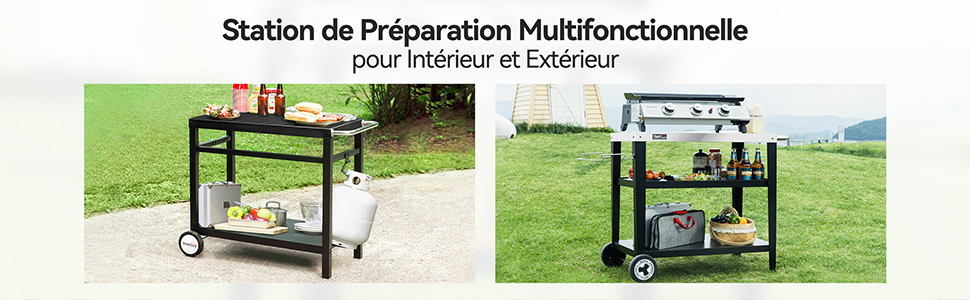 Chariot pour barbecue