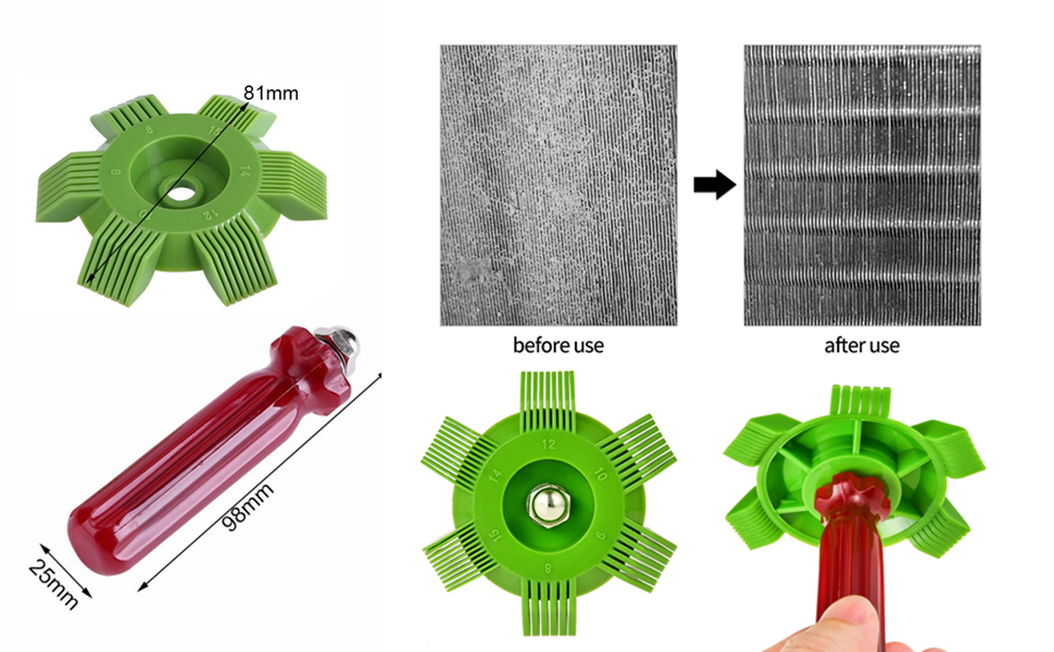 Radiator Comb Auto Car Cooling System Cleaning Brush