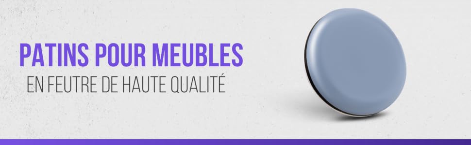 Patins pour meubles ptfe patins chaise teflon auto adhesif autocollant