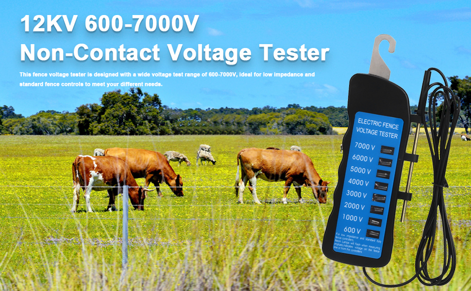 Probador de voltaje sin contacto ABS 600-7000V