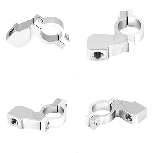 Support de Rétroviseur de Moto Support Fixation de Miroir de Moto