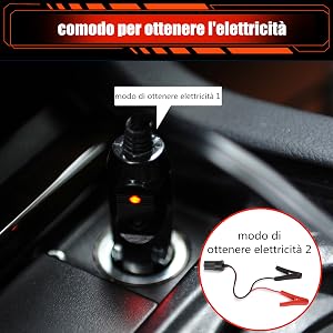 Cric Elettrico Idraulico con Inflator per Cambio Pneumatici