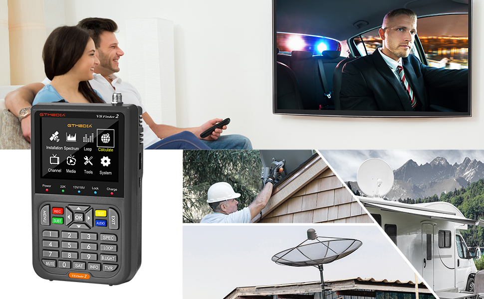 GT MEDIA V8 FINDERmax Pointeur satellites