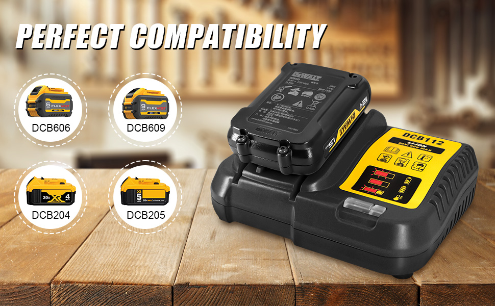 Chargeur Dewalt Chargeur Dewalt 20V Chargeur Max Chargeur de batterie Dewalt 20V