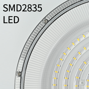 projecteur industriel led suspendu rond 100w 150w 200w
