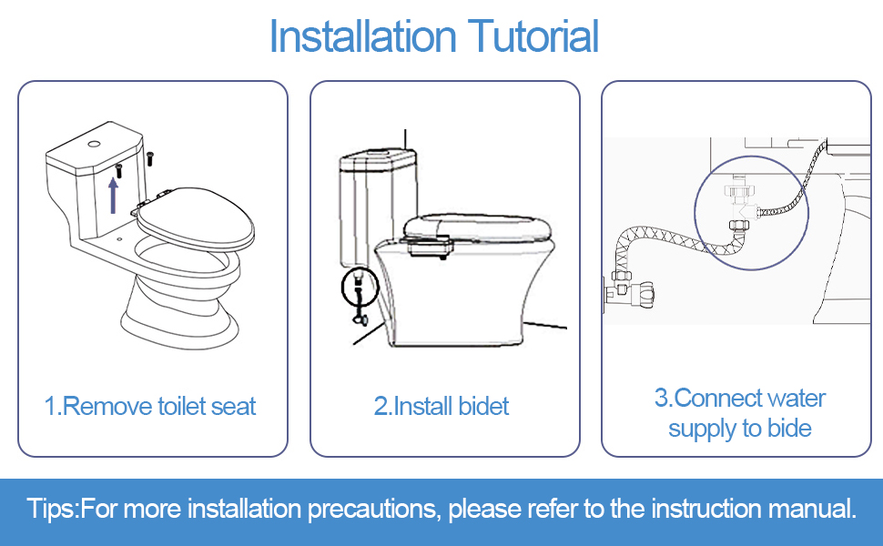 Bidet intstallation