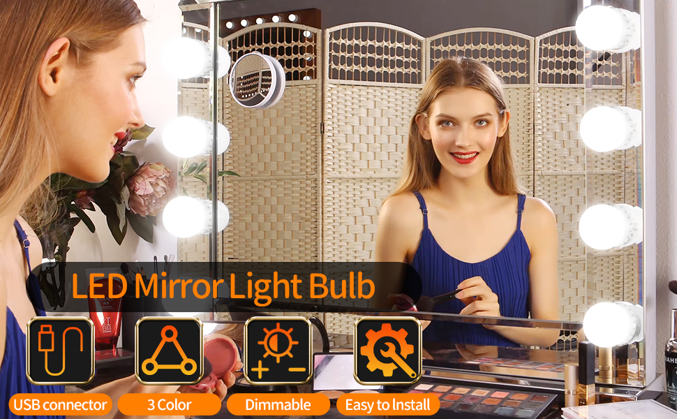 miroir coiffeuse