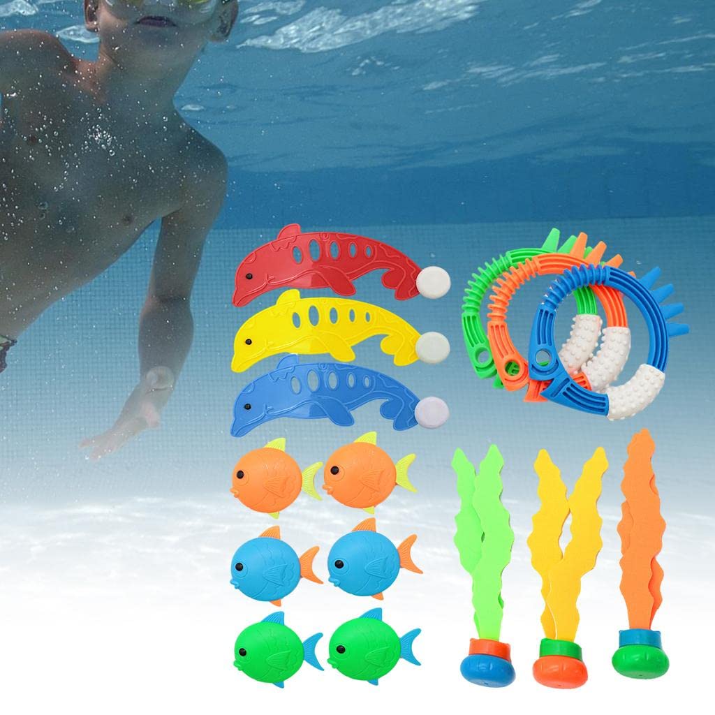 Juguetes de buceo Ulisem, set de 15 piezas, juguetes de buceo para
