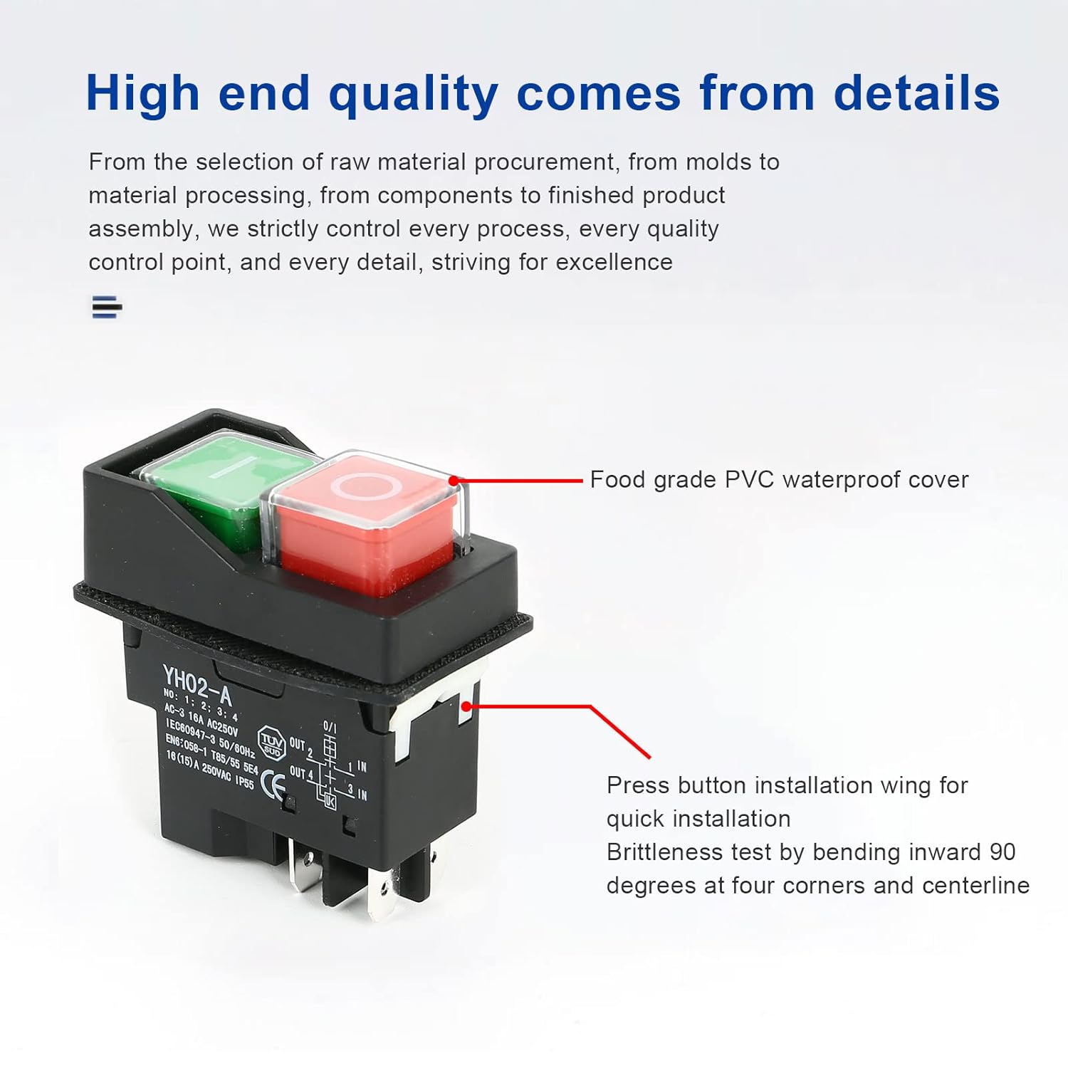 Switch Electromagnetic switch KLD - 28A magnetic switch KLD - 28 push ...