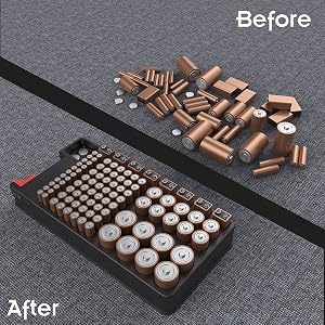  Battery Organizer Storage