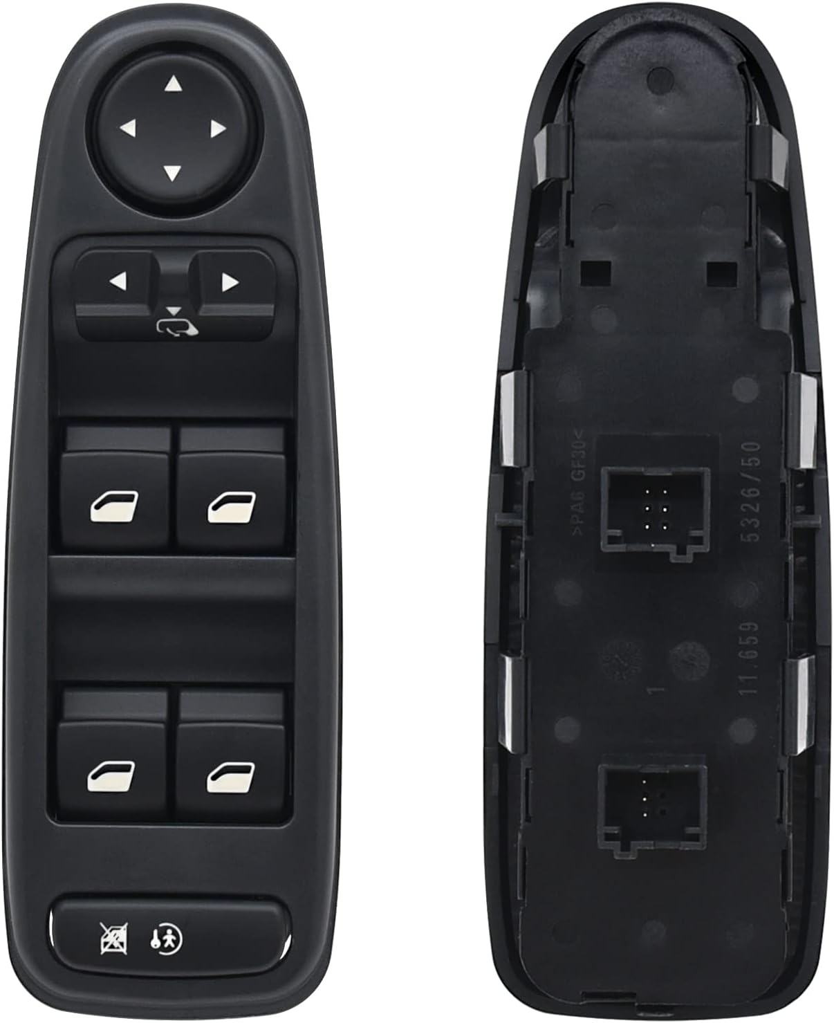 Front Right Electric Window Switch 5-Pin – For Renault Kangoo, Replacement For 7700307605, 7700436534