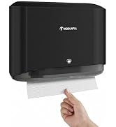 modunful Porte-serviettes en papier, distributeur mural multi-plis en plastique ABS, noir, 20...