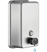 Distributeur de savon mural commercial - Distributeur de savon mural en acier inoxydable - Anti-fuite