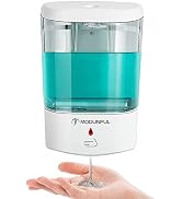 modunful Distributeur automatique de savon pour les mains/désinfectant mural pour salle de bain, savon liquide sans contact...
